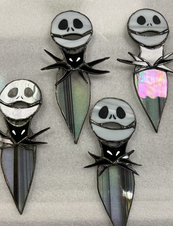 Jack Skellington Stained Glass Ornament