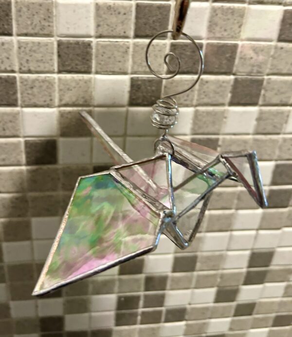 Iridescent Origami Crane - Image 2